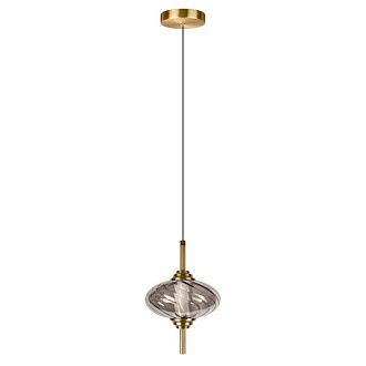Подвесной светильник *15*-22,5 см, 1*LED*30W, 4000K, LOFT IT Helix 10421/C Smoke, бронзовый