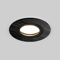 Встраиваемый точечный светильник черный 25001/01 Elektrostandard