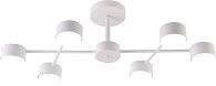 Люстра L670 x W310 x H190, мм, 6*15W (90W), WT (Белый) Rilon GX3704-6 WT