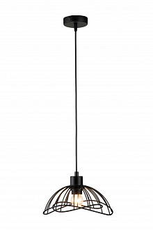 Подвесной светильник 250*250*205/1700 мм, 1*E27 чёрный Indigo Vestito V000190, 10012/A/1P Black