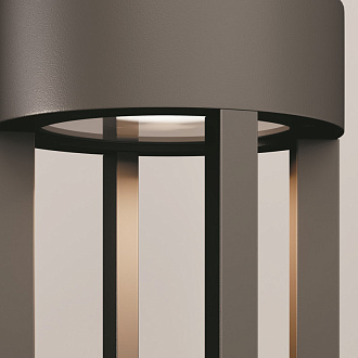 Садово-парковый светильник 9*60 см, LED, 9W, 3000К, Maytoni Vint O458FL-L9GF3K серый