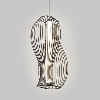 Подвесной светильник 20,9*17*352 см,  LED, 20W, 3000К, Maytoni Shadows of the past MOD263PL-L20B3K черный