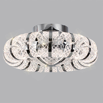 Люстра 63*63*25 см, 1 LED*104W, 4000 К, Odeon Light Mirage, хром 5029/104CL