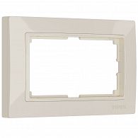 W0082003 Рамка для двойной розетки Snabb basic, слоновая кость Werkel, 4690389161506