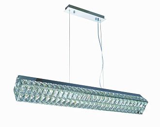 Люстра L1000, мм, 41W, CHROME+CLEAR (Хром + Прозрачный Хрусталь) NewRgy 2809R/41W CHROME+CLEAR
