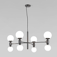 Светильник 100*76*120 см, 8 E27;G9*20W,  К, Eurosvet Bubble 30182/8, черный жемчуг