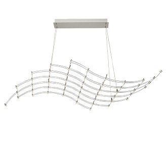 Подвесной светильник 100*LED*45W, 3000К, 4050lm Odeon Light Welkin 7057/45L, хром