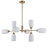 Люстра 97*56* см, E14 8*40W, Lumion Monroe латунь, 6512/8C