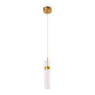 Подвесной светильник 28*28*6 см, 1*LED, 46W, 4000K Arte Lamp Misty A2950SP-5PB, Латунь