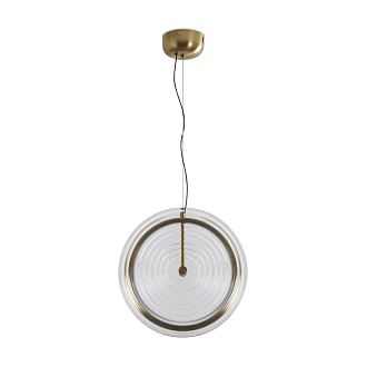 Светильник 30 см, 12W, 540 Lm, 3000K, 3 м2 Freya Borbon FR5442PL-L11TR, латунь