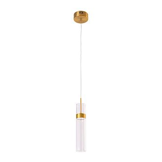 Подвесной светильник 28*28*6 см, 1*LED, 46W, 4000K Arte Lamp Misty A2950SP-5PB, Латунь
