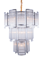 Люстра Ø750x H770, мм, 15*40W (600W), SIL+CL(Матовый хром) NewRgy 2420W/15 SIL+CL