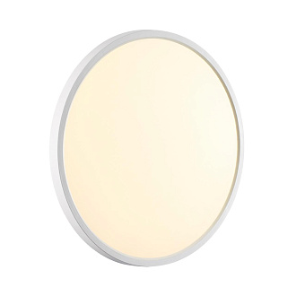 Cветильник 40*2,5 см, LED 32W, 3000/4000 К, IP40, белый, пластик Sonex Alfa White, 7659/32L