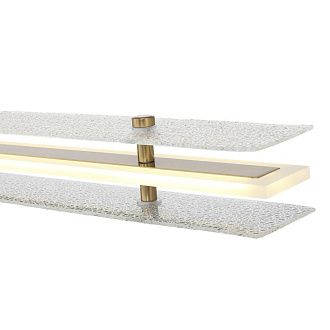 Подвесной светильник 120*8*80 см, 1*LED*30W, 4000K, ST-Luce Fagy SL6245.223.01, золотой