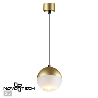 Светильник 9 см, NovoTech OVER 370810, золото