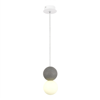 Светильник подвесной 10* см, G9*1*5W, 4000K, St Luce Estruzzo SL1512.513.01, Серый