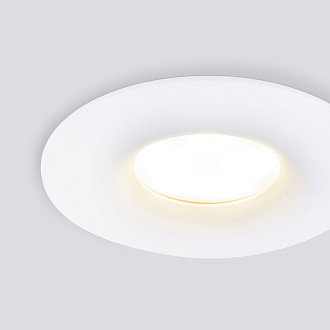 Встраиваемый точечный светильник 123 MR16 белый Elektrostandard, вр 6,8 см