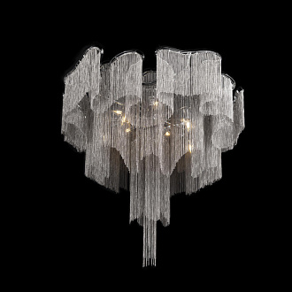 Потолочный светильник 99*94 см, 10*E14 Loft it Stream 10208/1000C Smoke