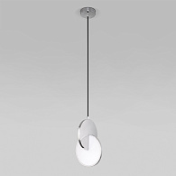 Подвесной светильник светодиодный 18 см 4200K 11W Eurosvet  Lang 50225/1 LED хром
