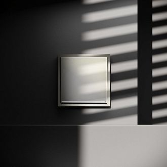 Проходной переключатель встраиваемый Voltum S70 одноклавишный с подсветкой 10А, шелк пластик Soft touch VLS010404