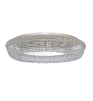 Люстра *80*15 см, 8*E27*60W, Dio D`arte Bari Nickel Bari E 1.4.80.100 N, Матовый никель