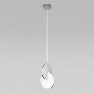 Подвесной светильник светодиодный 18 см 4200K 11W Eurosvet  Lang 50225/1 LED хром
