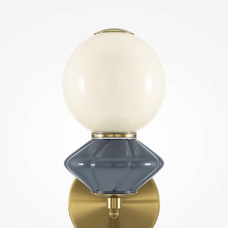 Бра 18,5*12*-27 см, *LED*5W, 3000K Maytoni Brosche MOD362WL-L5GR3K, Латунь