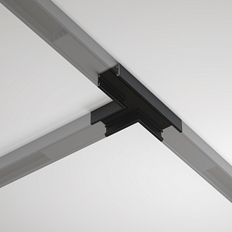 Коннектор 8*2*1,2 см, Maytoni Technical Magnetic track system Basity черный TRA172CT-11B черный
