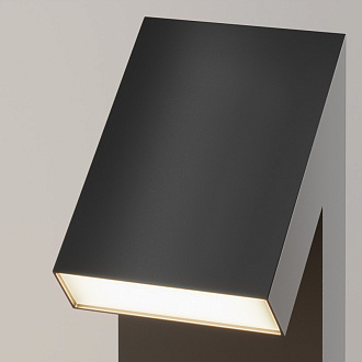 Садово-парковый светильник 18*20*90 см, LED, 15W, 3000К, Maytoni GUSS O592FL-L15GF3K серый