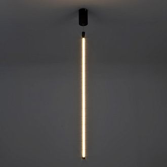 Подвесной светильник *6*195 см, LED 24W, 3000 / 6000K, Черный LED4U L7272-1000 BK