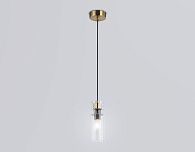 Подвесной светильник **18-150 см, 1*E14*40W, K, Ambrella Light High Light LH56111, черный, латунь
