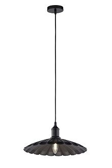 Люстра L350 x W350 x H110 (800), мм, 1*40W, BK (Черный) Rilon 198X BK