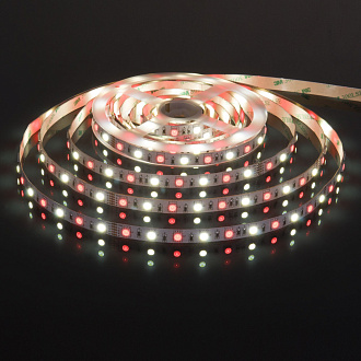 Светодиодная лента Лента светодиодная 24V 14,4W 60Led 5050+5050 IP20 MIX RGB/холодный белый, 5м Elektrostandard