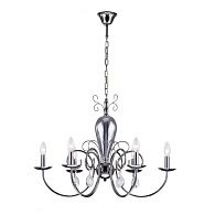 Люстра *78*56 см, 6*E14*40W, Arti Lampadari Lazzaro Lazzaro E 1.1.6 NB, Графит