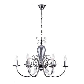 Люстра *78*56 см, 6*E14*40W, Arti Lampadari Lazzaro Lazzaro E 1.1.6 NB, Графит