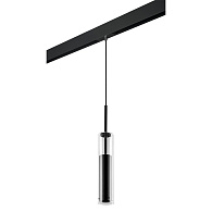 Комплект с подвесом Cilino для трека PRO 8*174 см, 1*GU10*6W, Матовый Черный Lightstar Cilino PRO756017