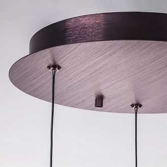 Люстра подвесная 40*-160 см, 18W, 3000K, Lightstar Caramello 796139, Кофейный