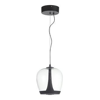 Подвесной светильник 20*200 см, LED, 17W,  3000К, ST-Luce Ripple SL6014.423.01 черный