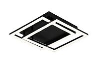 Люстра L350 x W350 x H75, мм, 64W 3000-6500K, BLACK (Черный) Rilon 3452/2 BLACK