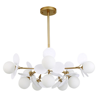Подвесной светильник 78*28 см, 10*G9 золотистый Arte Lamp Peacock A1369SP-10SG