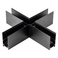 Коннектор 19,9*19,9*-5 см,  Lightstar Uno 509187, черный