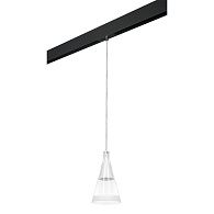 Комплект с подвесом Cone для трека PRO 12*156 см, 1*GU10*6W, Матовый Белый Lightstar Cone PRO757016