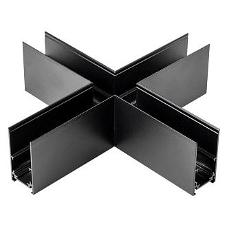 Коннектор 19,9*19,9*-5 см,  Lightstar Uno 509187, черный