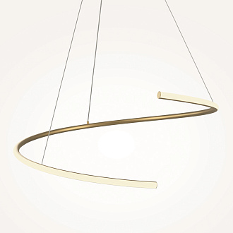 Подвесной светильник 60*60*325,7 см, LED, 31W, 3000К, Maytoni CURVE MOD242PL-L33BSK латунный