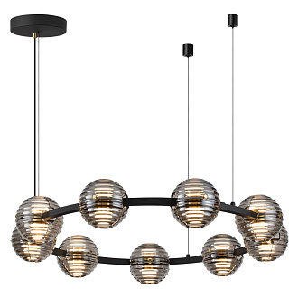 Люстра 93*93*130 см,  LED*W, 4000 К, Odeon Light Troni, черный 5041/90L
