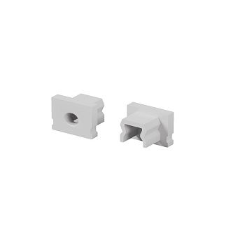 Комплект заглушек (для профиля ALM-1007-S-2M) 2 шт. 642010 Maytoni Led Strip Накладной профиль Белый 201208, Прозрачный
