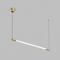 Подвесной светильник 120 см, 25W, 3000K, Denkirs Aura DK4318-BR, матовое золото