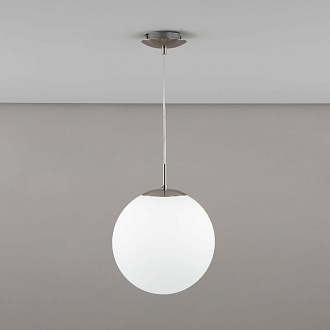 Светильник подвесной шар Citilux CL941301 серебро, диаметр 30 см