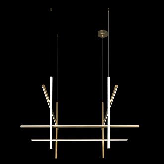 Подвесная люстра 120 см, 60W, 3000K, Loft IT Coordinates 10393/B, золото