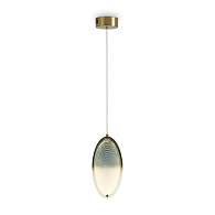 Светильник 14 см, 8W, 3000L, Freya Lolli FR6139PL-L8BS1, латунь